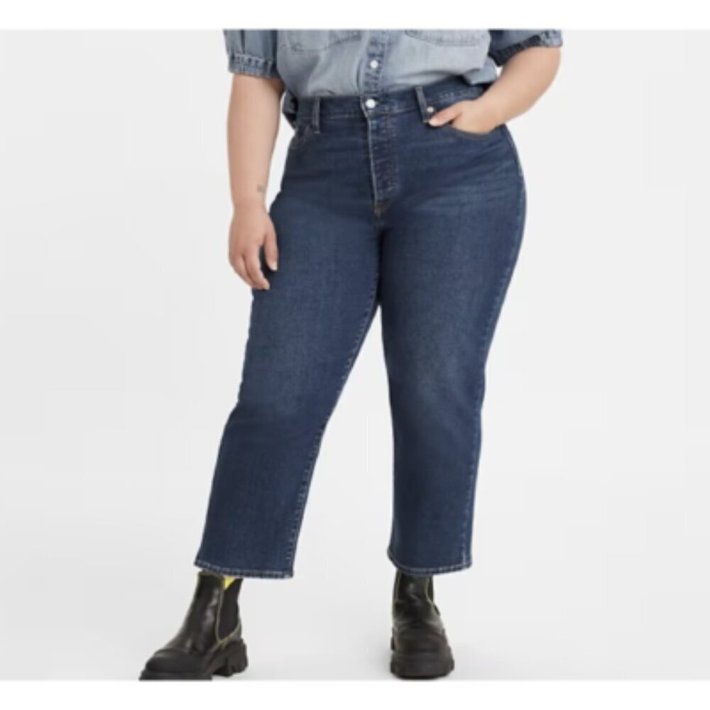 Levi's Wedgie Straight Jeans Blue Size 20W (24" inseam) - Picture 1 of 4